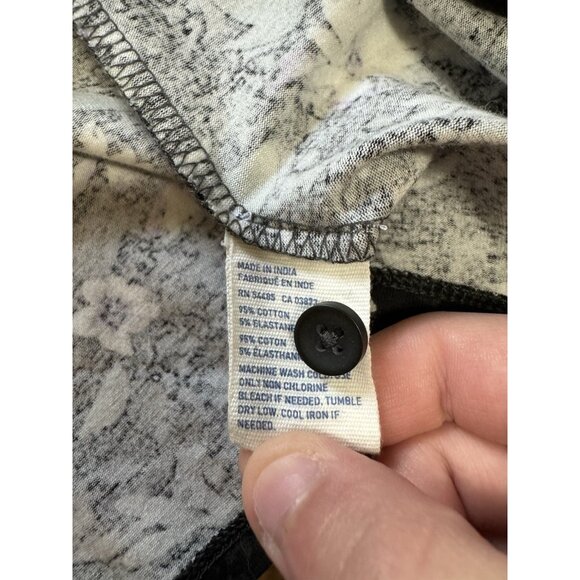 American Eagle Women's Size Small Floral Mini Skirt Cotton Blend‎ Stretch Summer - Picture 7 of 11